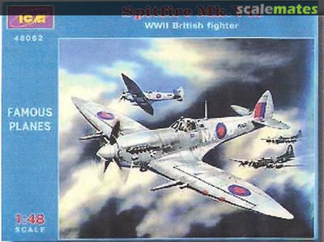 Boxart Spitfire Mk.VII 48062 ICM