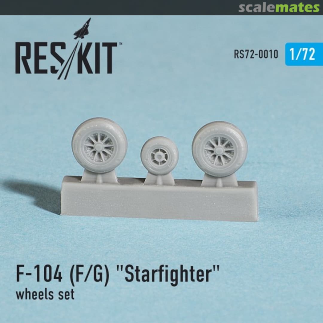 Boxart F-104 (F/G) Starfighter - Wheels Set RS72-0010 ResKit