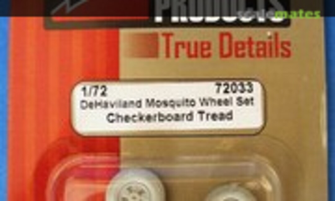 1:72 De Havilland Mosquito Resin Wheel Set (True Details 72033)