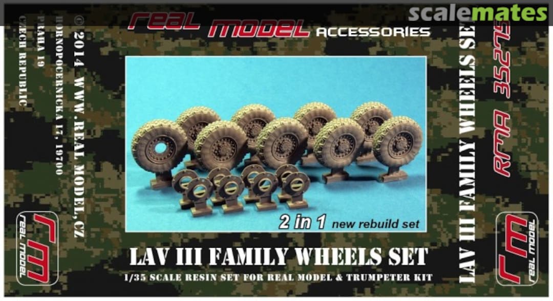 Boxart LAV III Wheels set 2 in 1 RMA35275 Real Model