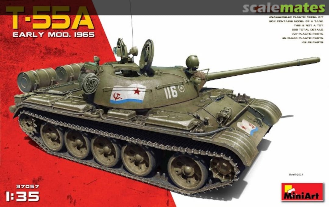 Boxart T-55A Early Mod. 1965 37057 MiniArt