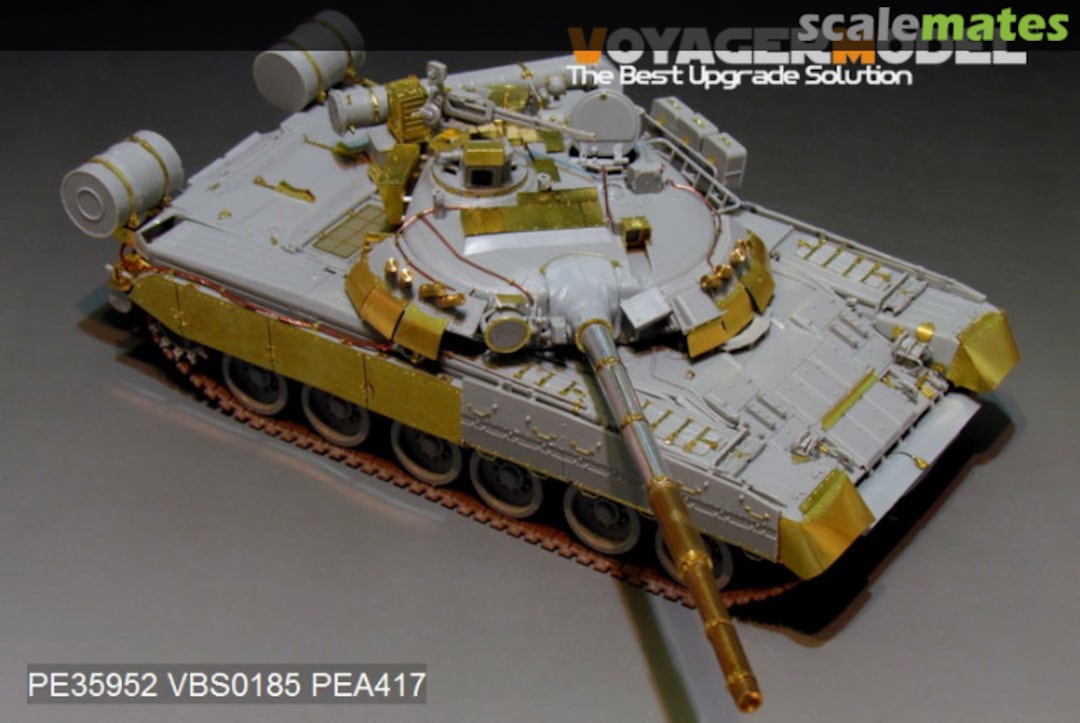 Boxart T-80U MBT Basic Set (Smoke Dischargers Included) PE35952 Voyager Model