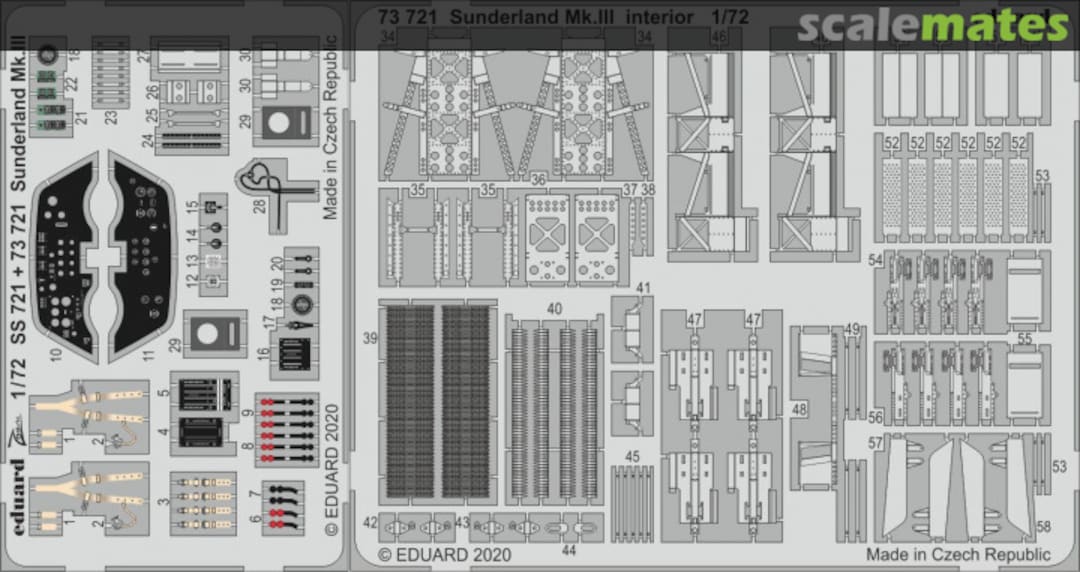 Boxart Sunderland Mk.III interior SPECIAL HOBBY 73721 Eduard