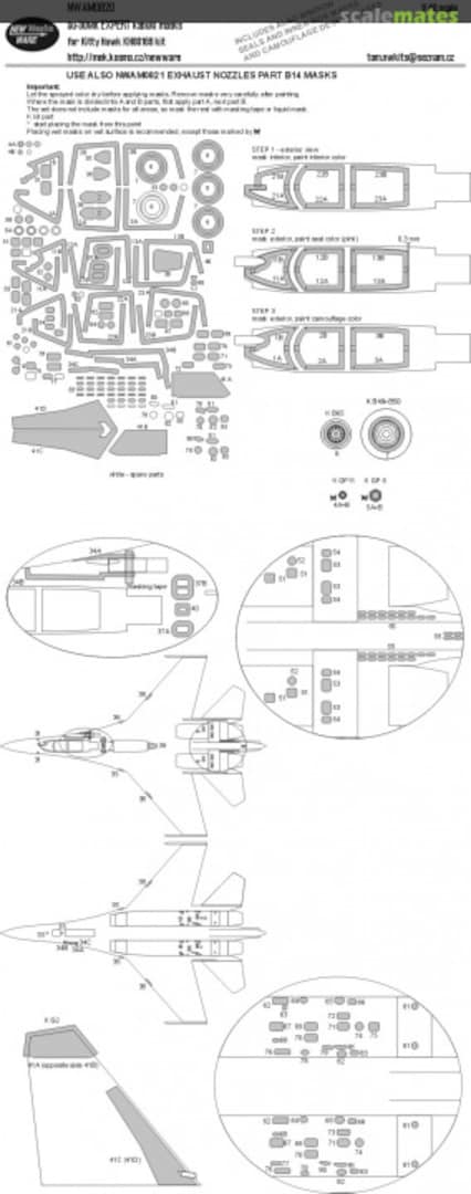 Boxart Su-30MK EXPERT kabuki masks NWAM0820 New Ware