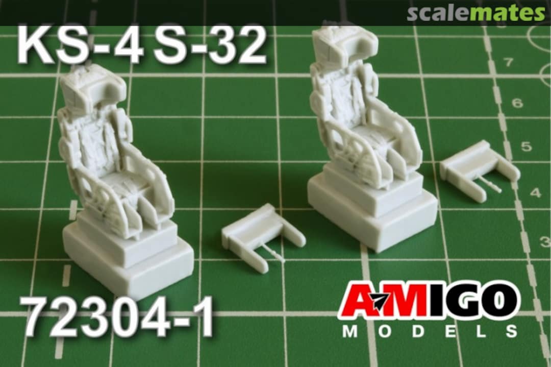 Boxart KS-4 S-32 ejection seat (2pcs) 72304-1 Amigo Models