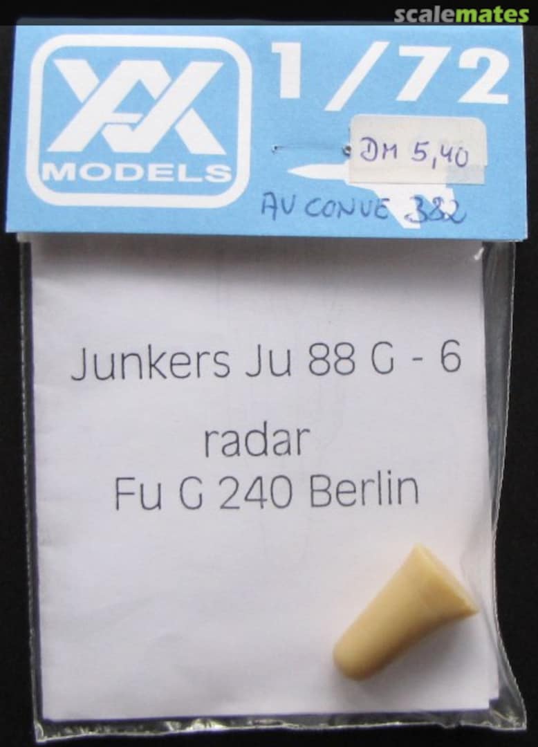 Boxart Junkers Ju 88 G-6 Radar FuG 240 Berlin AV165 A+V Models