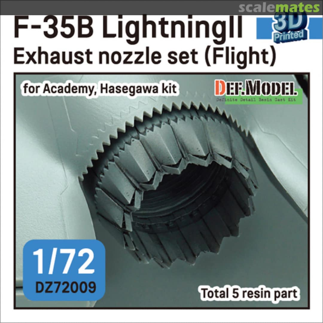 Boxart F-35B Lightning II Exhaust nozzle set (Flight) DZ72009 Def.Model