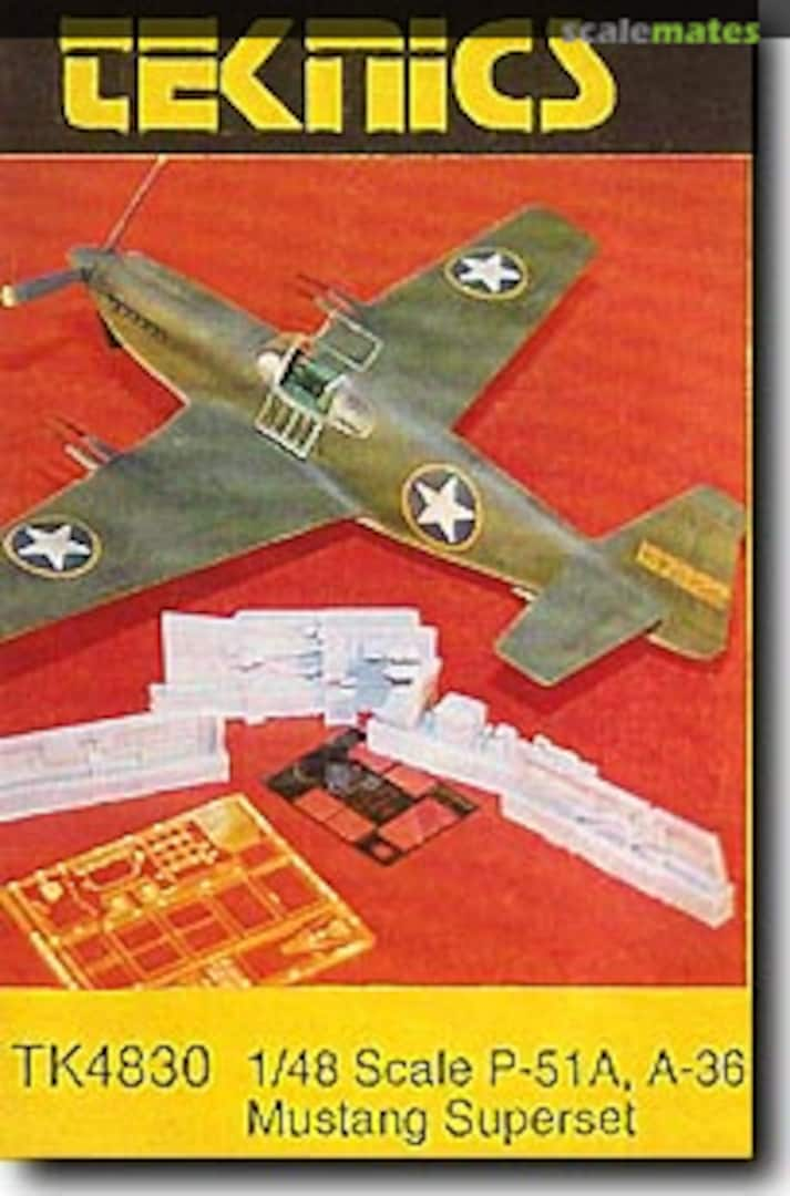 Boxart P-51A, A-36 mustang super set TK 4830 Teknics