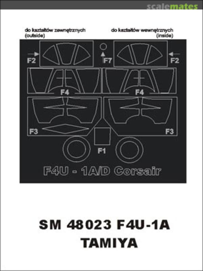 Boxart Vought F4U-1A/D Corsair SM48023 Montex