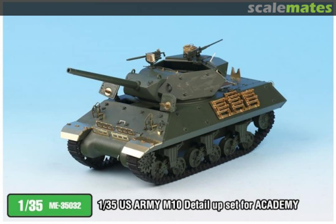 Boxart US Army M10 Detail up set ME-35032 Tetra Model Works