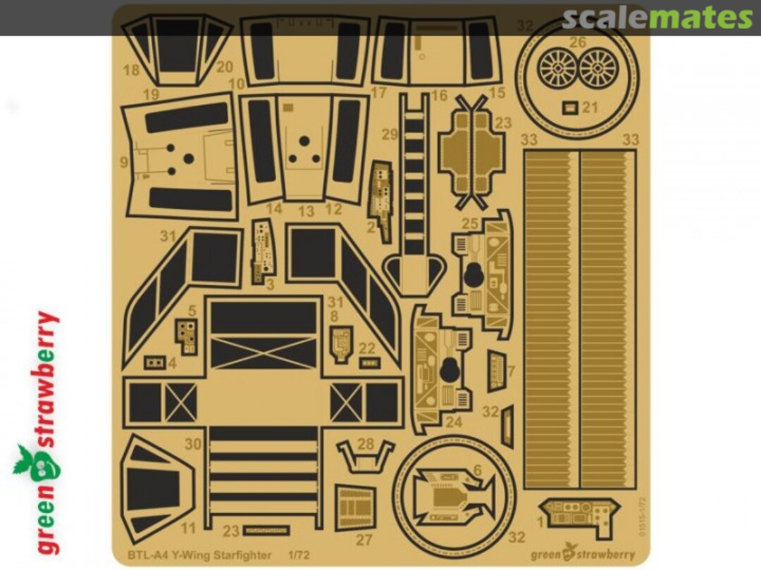 Boxart BTL A-4 Y-Wing Starfighter 01515-1/72 Greenstrawberry