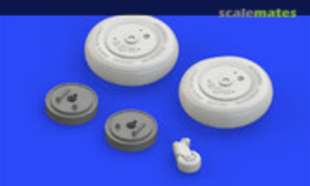 1:32 A6M5c Zero wheels (Eduard 632087)