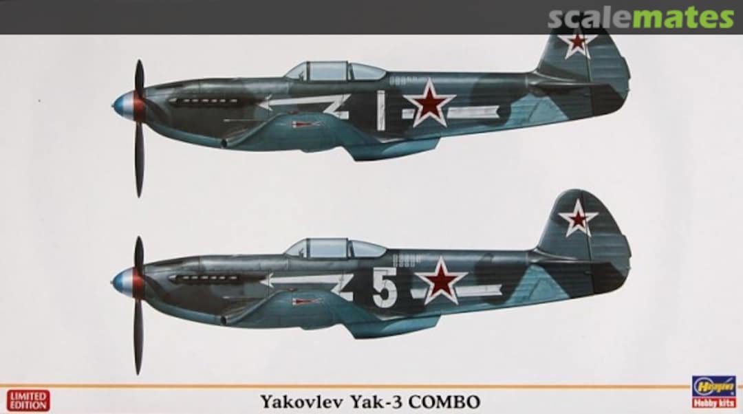 Boxart Yakovlev Yak-3 Combo 01938 Hasegawa