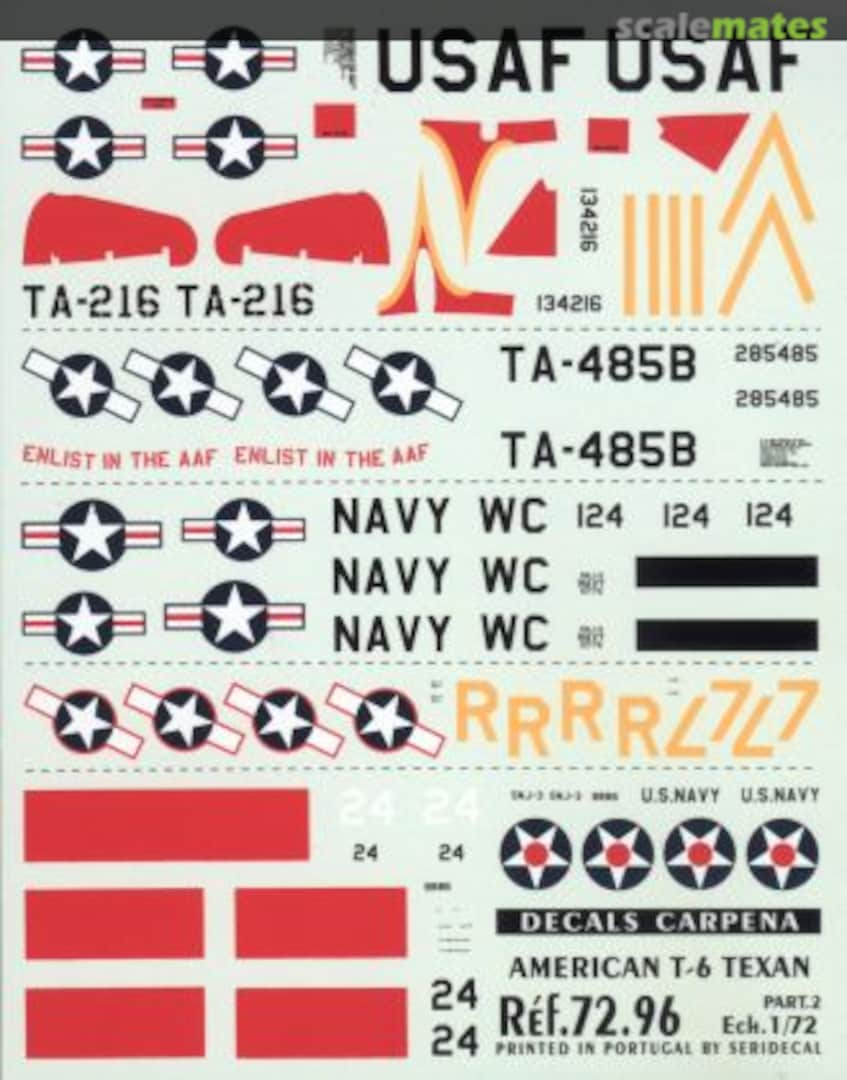 Boxart American T-6 Texan 72.96 Carpena