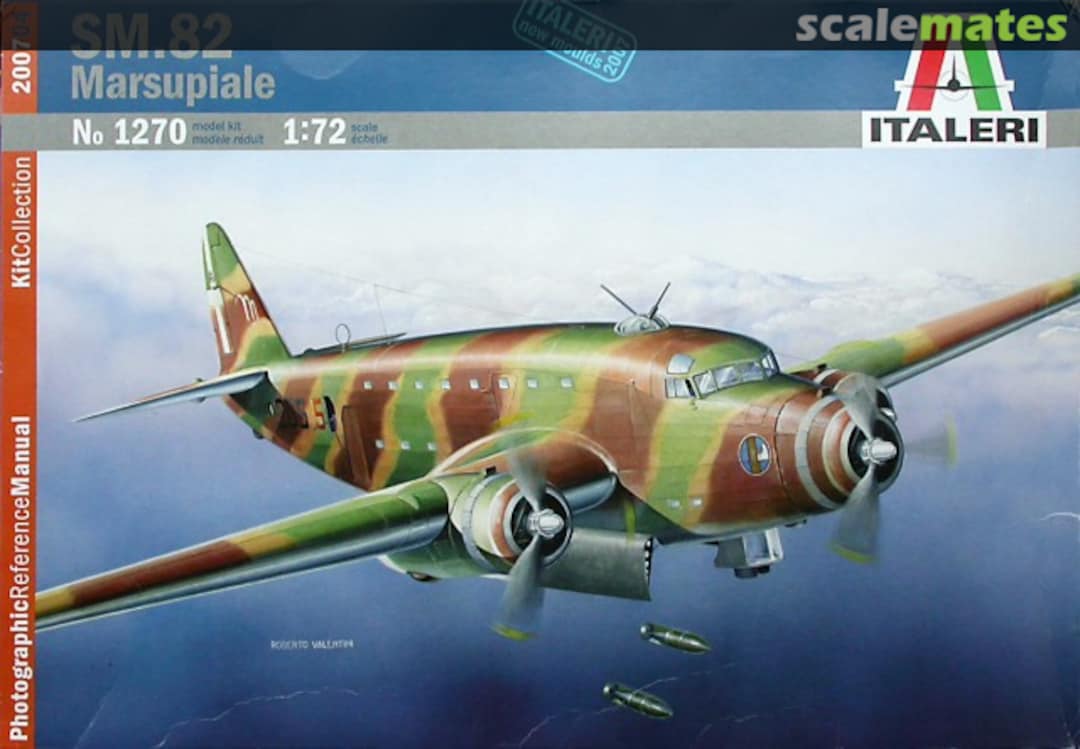 Boxart SM.82 Marsupiale 1270 Italeri