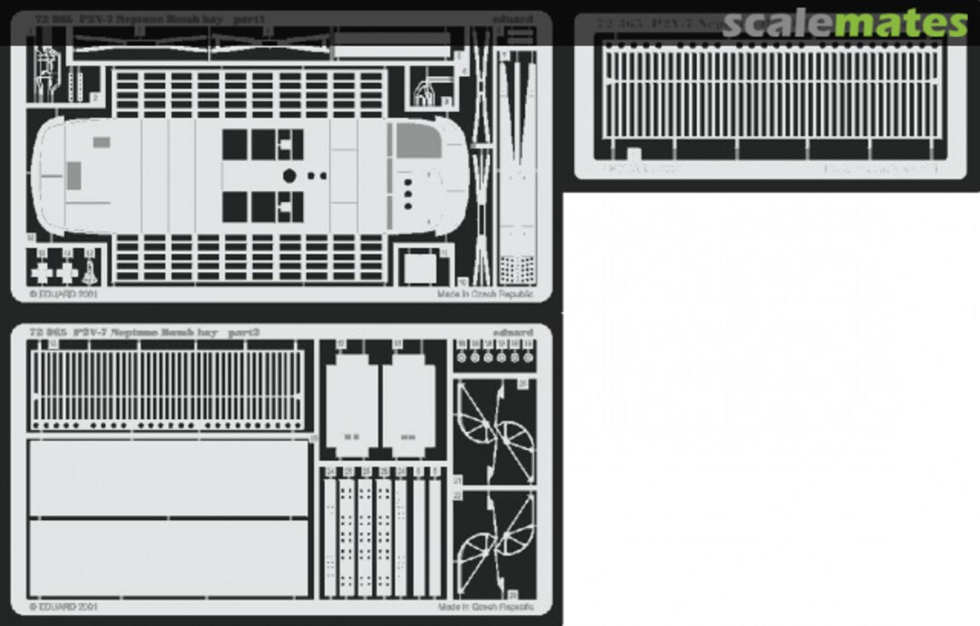 Boxart Lockheed P2V-7 Neptune - PE Bomb Bay Set 72365 Eduard