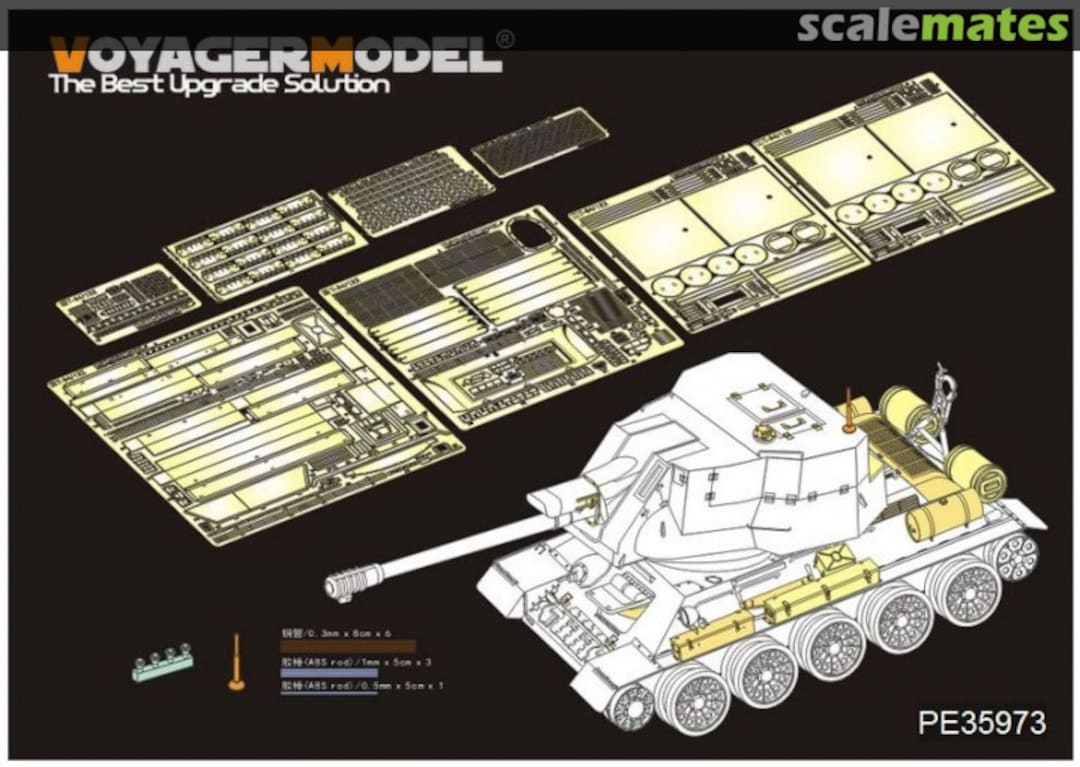 Boxart Egyptain T-34/122 S.P.G Basic PE35973 Voyager Model