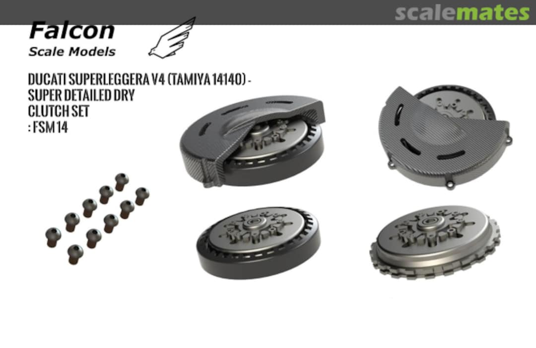 Boxart Ducati Superleggera V4 Super Detailed Dry Clutch Set FSM14 Falcon Scale Models