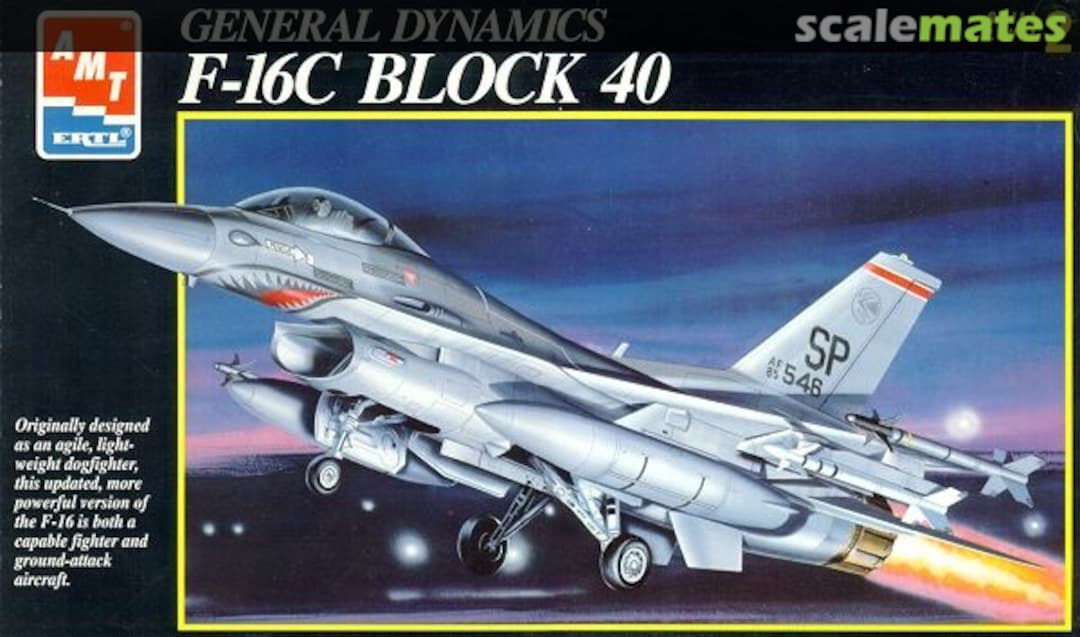 Boxart General Dynamics F-16C Block 40 8927 AMT/ERTL