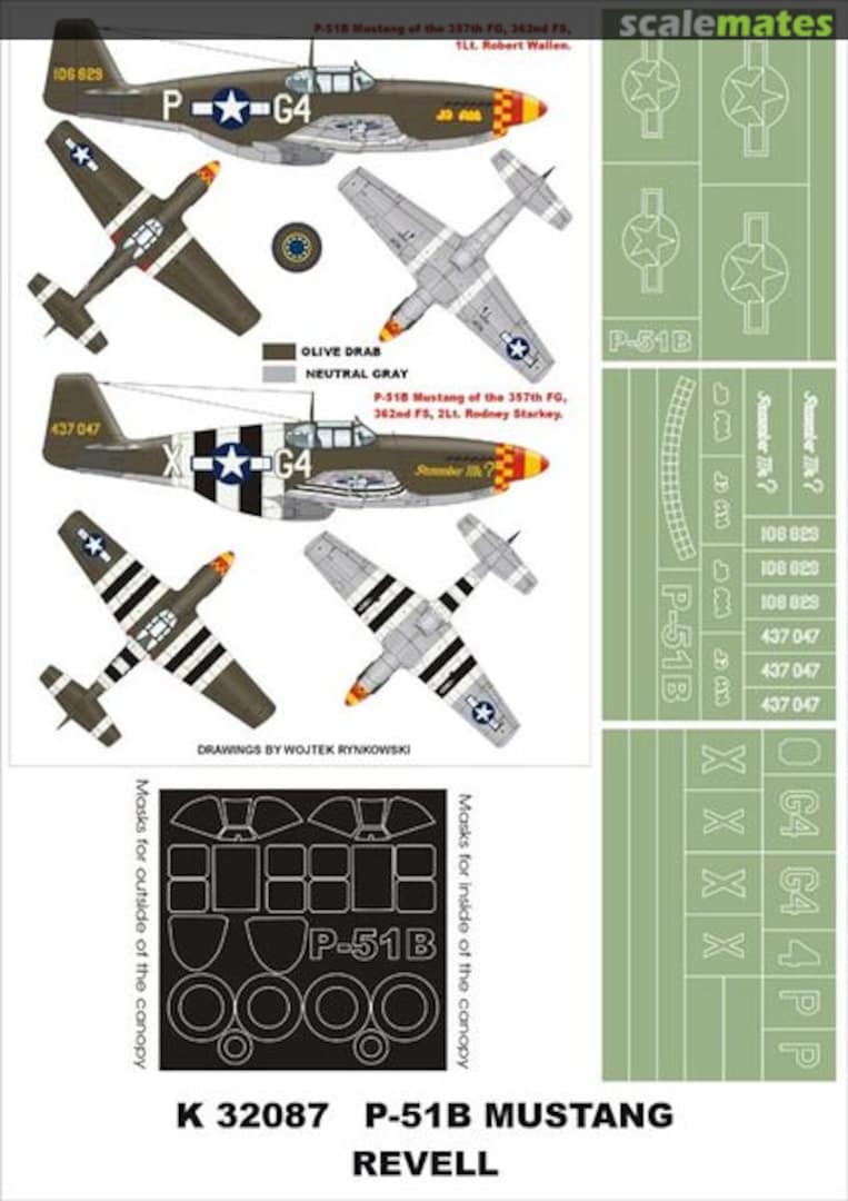 Boxart P-51B Mustang K32087 Montex