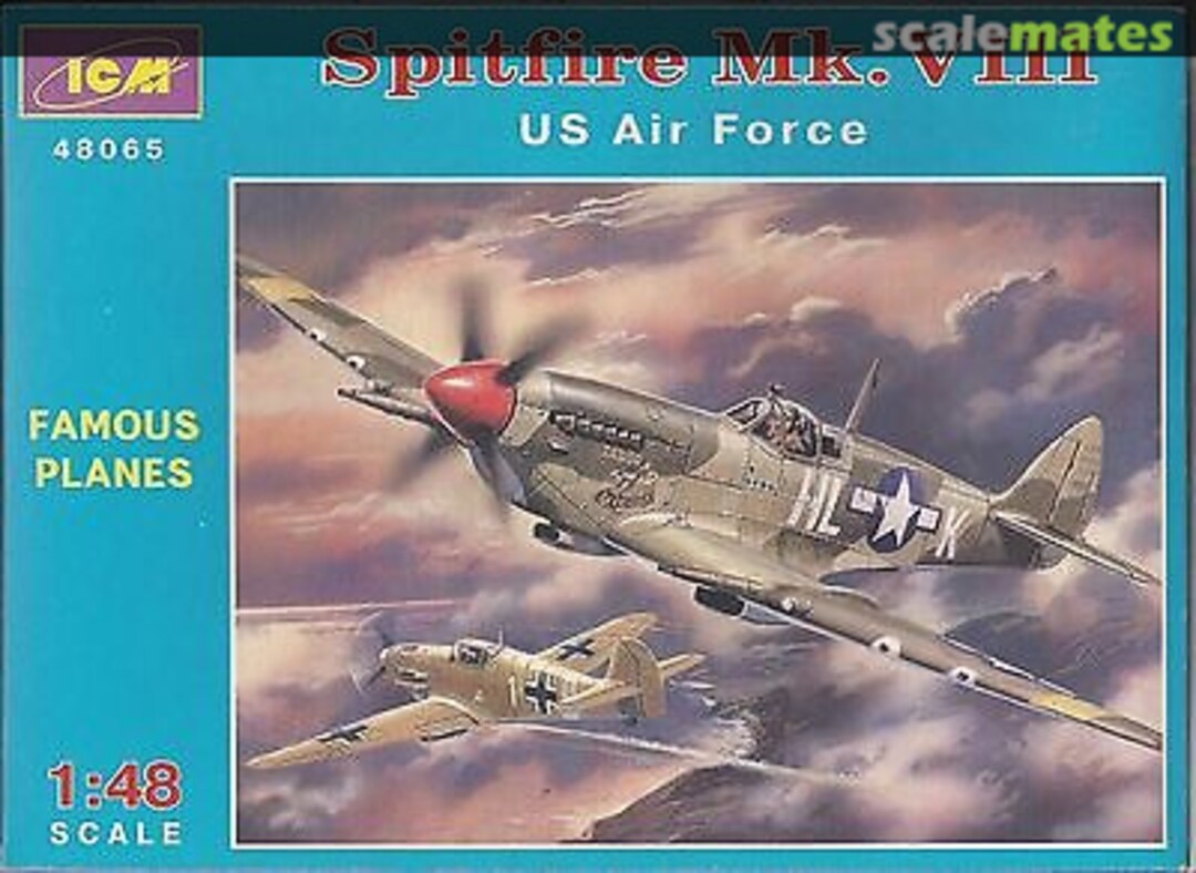 Boxart Spitfire Mk.VIII 48065 ICM