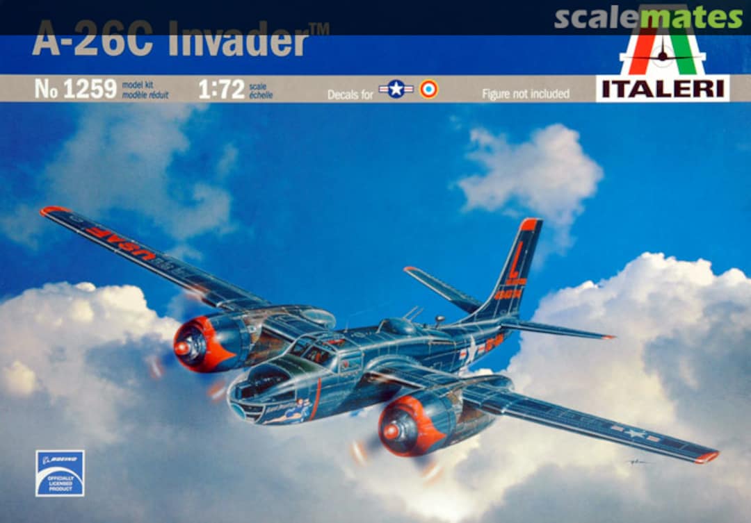 Boxart A-26C Invader 1259 Italeri