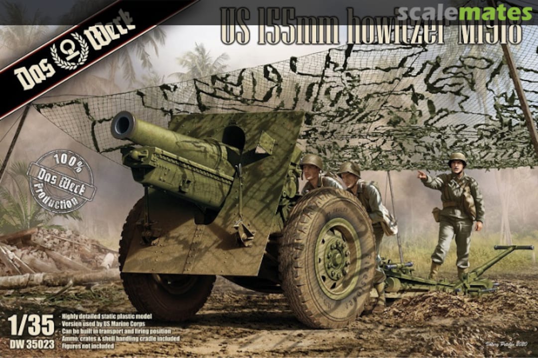 Boxart 155mm howitzer M1918 DW35023 Das Werk