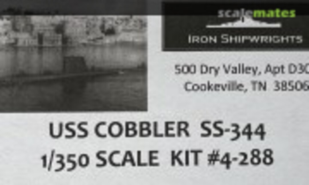 1:350 USS Cobbler SS-344 (Iron Shipwrights 4-288)