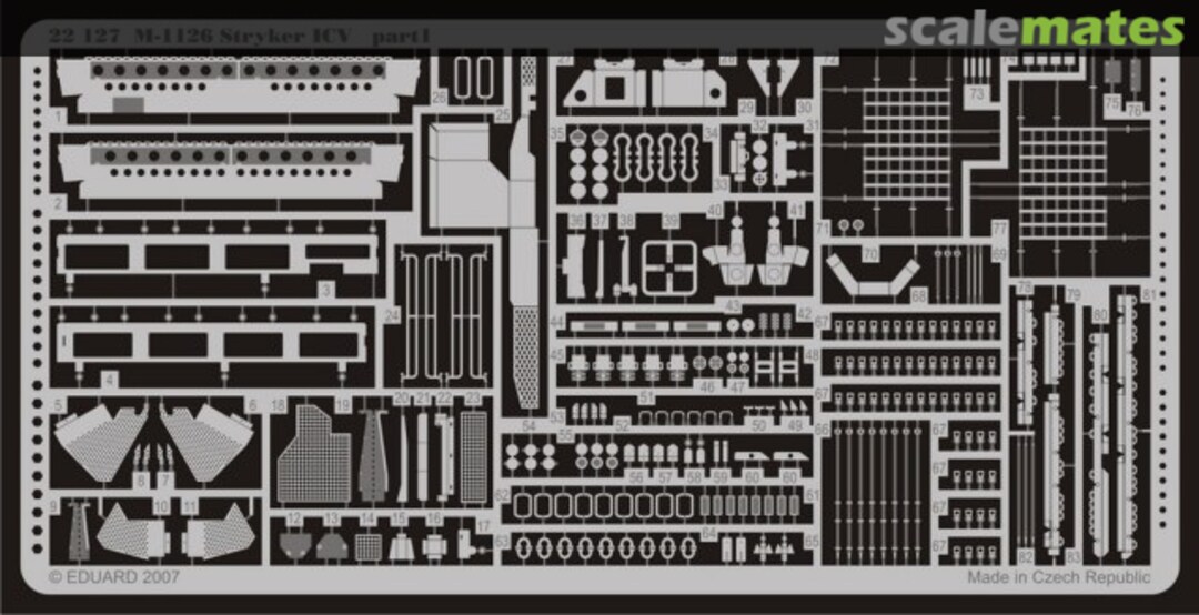 Boxart M-1126 Stryker ICV 22127 Eduard