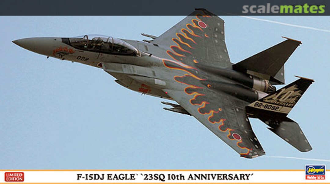 Boxart F-15DJ Eagle `23SQ 10th Anniversary´ 01934 Hasegawa