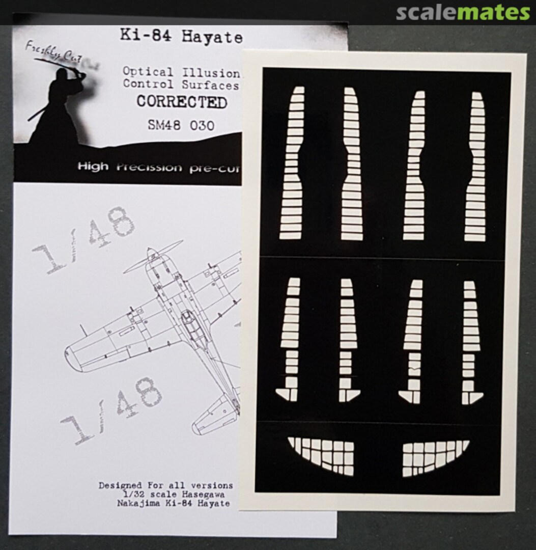 Boxart Nakajima Ki-84 Hayate Control Surfaces SM48030 DEAD Design Models