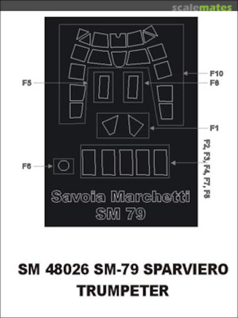 Boxart SM-79 Sparviero SM48026 Montex