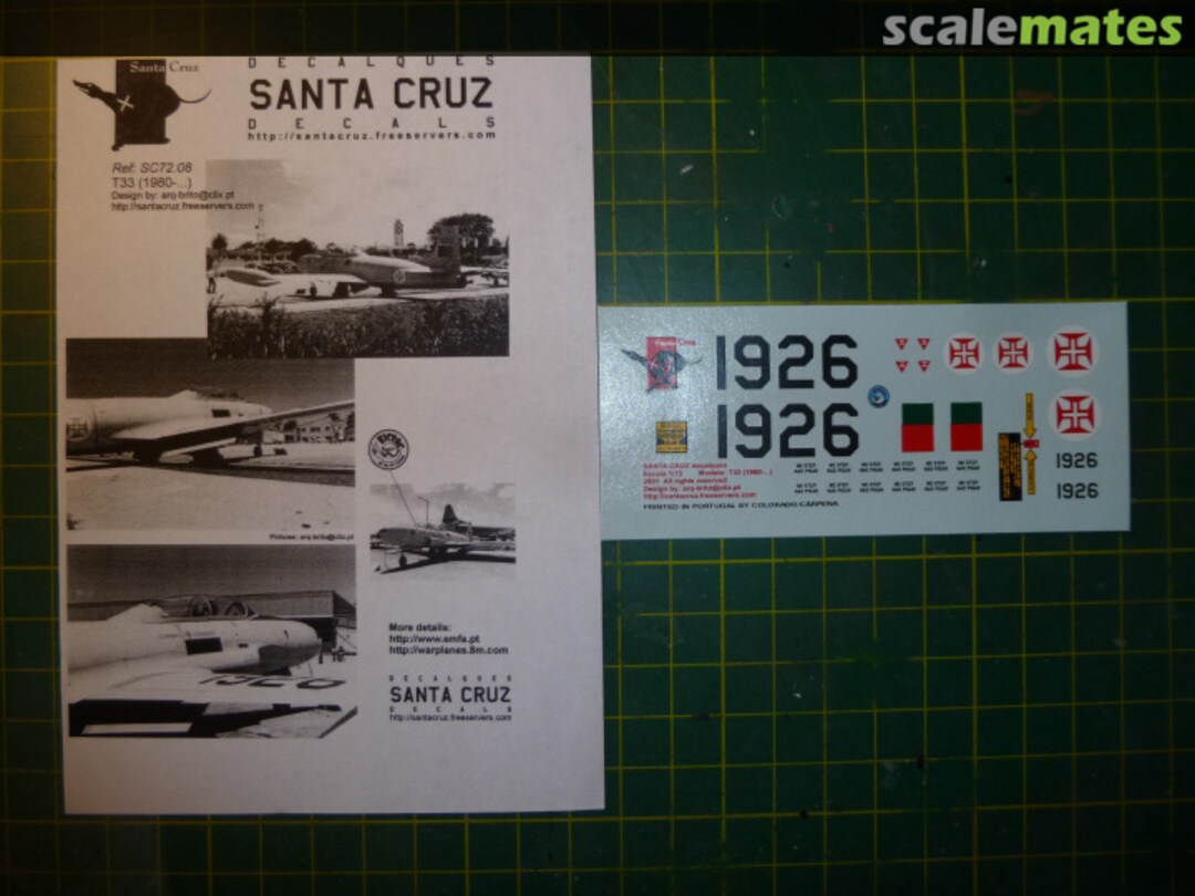 Boxart T-33 (1980-...) SC72.08 Santa Cruz Modelismo