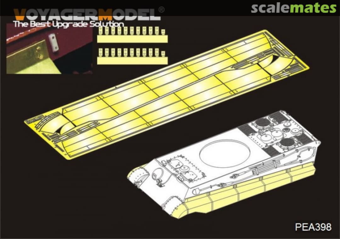 Boxart WWII German King Tiger Schurzen（For MENG） PEA398 Voyager Model