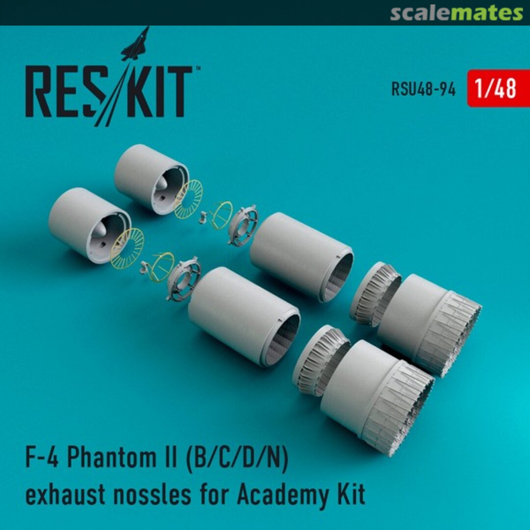 Boxart F-4B/C/D/N Phantom II exhaust nozzles RSU48-0094 ResKit