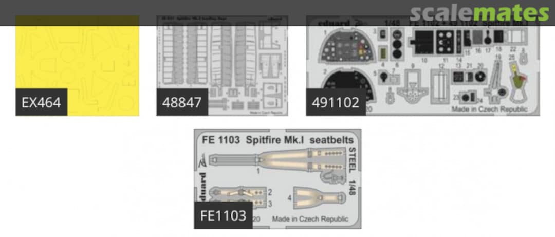 Contents Spitfire Mk.I BIG49263 Eduard