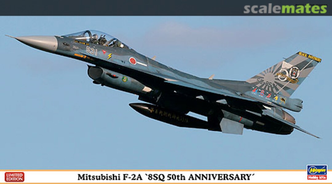 Boxart Mitsubishi F-2A `8SQ 50th Anniversary´ 01935 Hasegawa