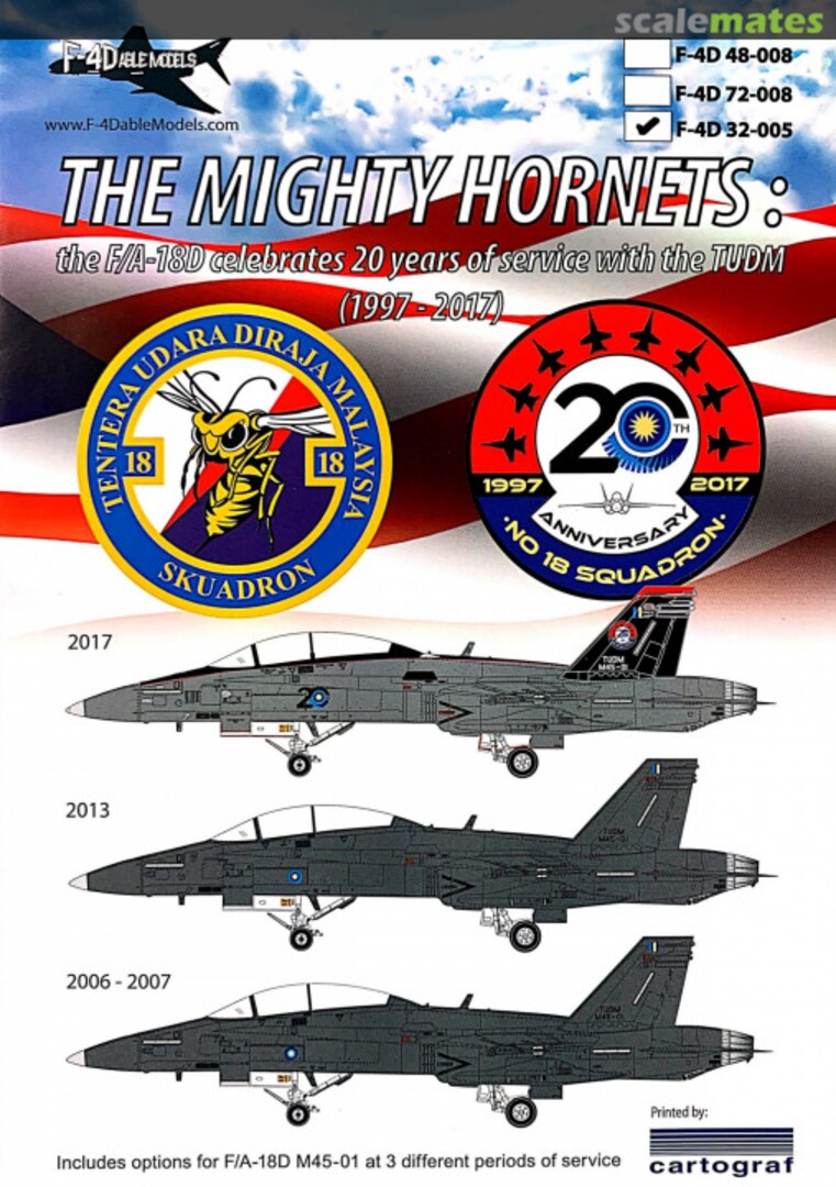 Boxart The Mighty Hornets 32-005 F-4Dable Models