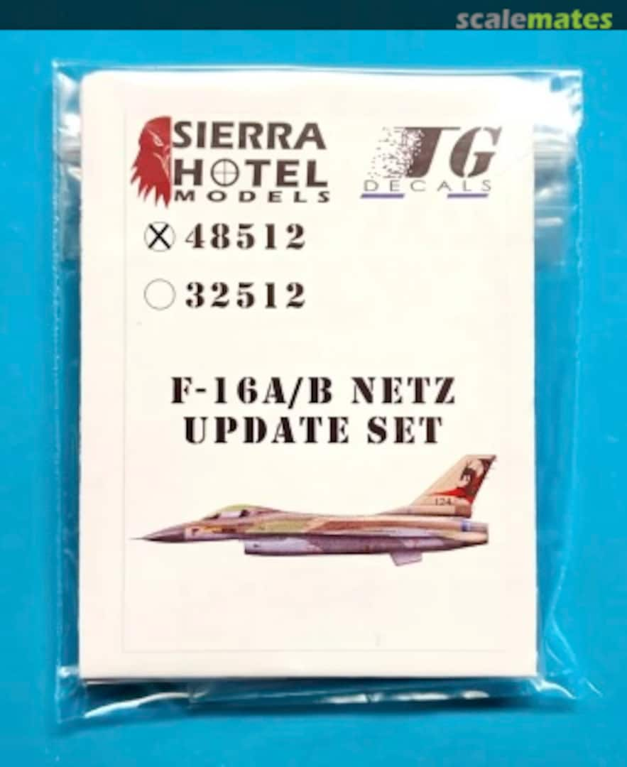 Boxart F-16 A/B Netz Update Set 48512 Sierra Hotel Models