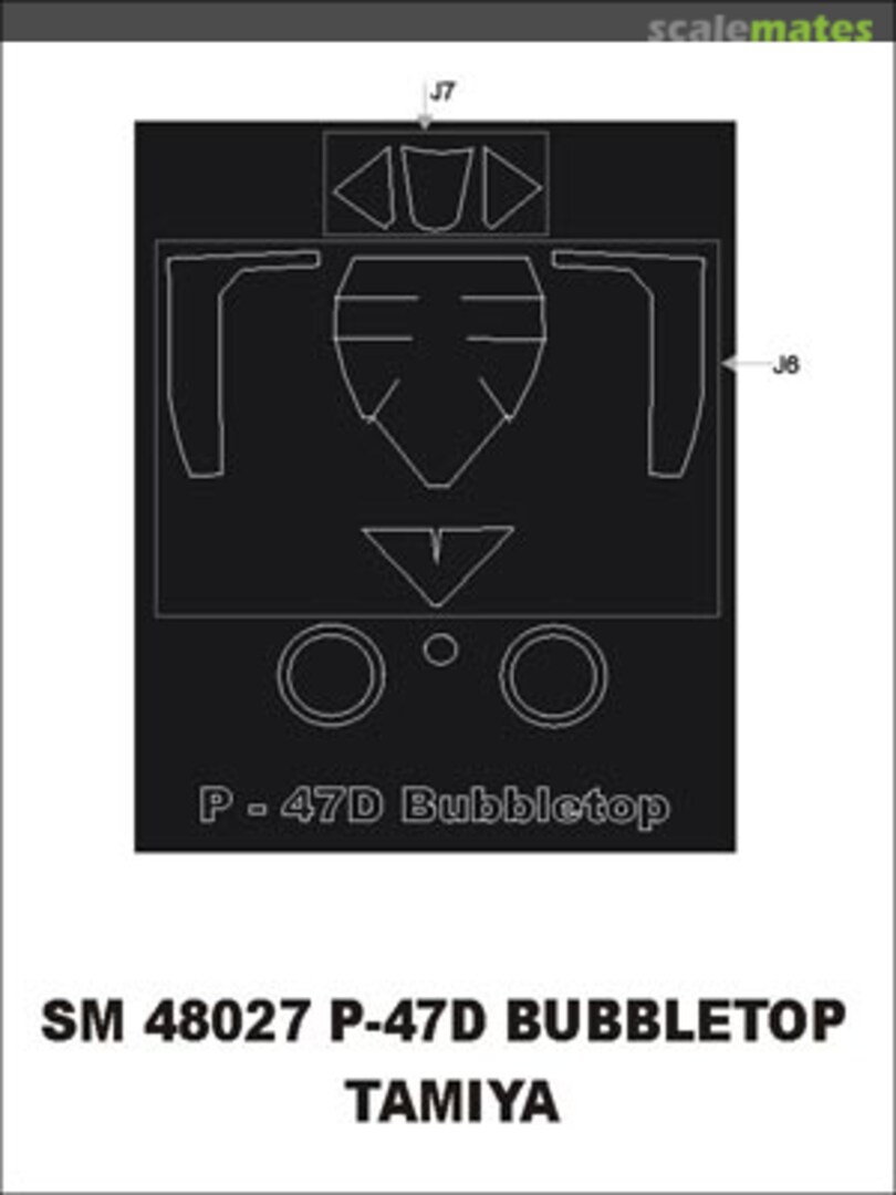 Boxart Republic P-47D Thunderbolt SM48027 Montex