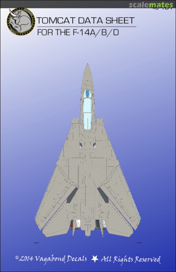 Boxart Tomcat Data Sheet 48-TD1 Vagabond Decals