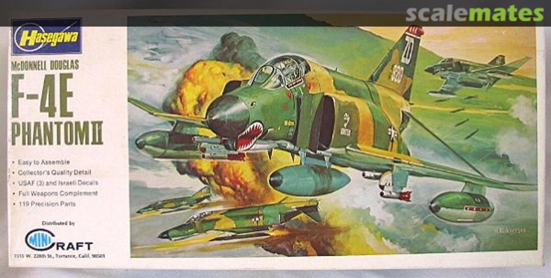 Boxart F-4E Phantom II JS085-225 Minicraft Hasegawa