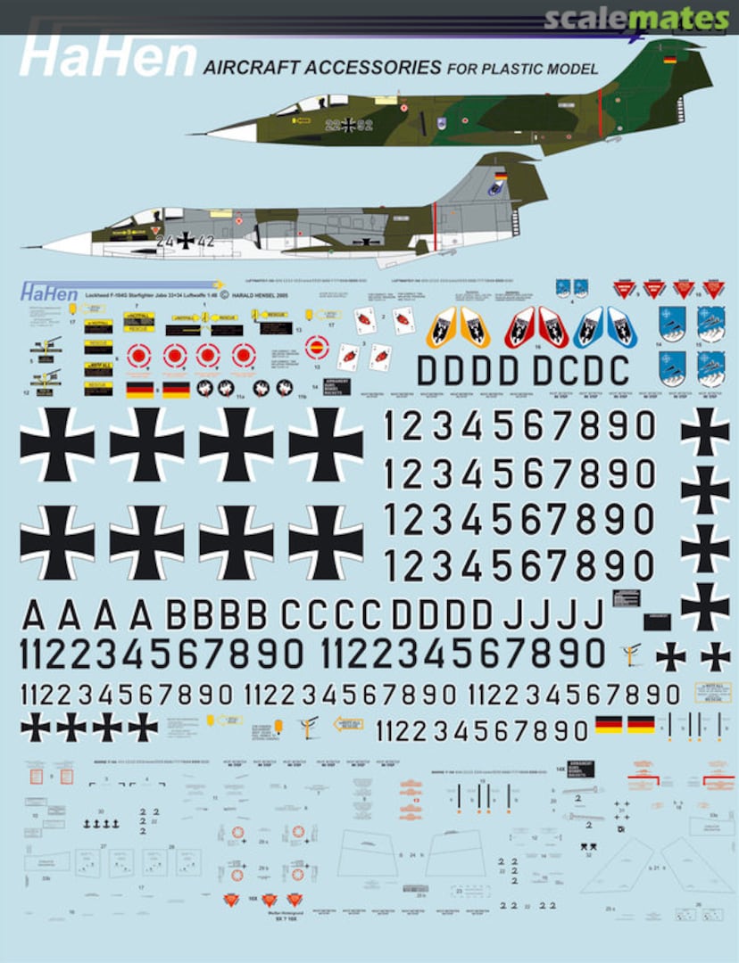 Boxart F-104G Jabo 33/34 48015 HaHen