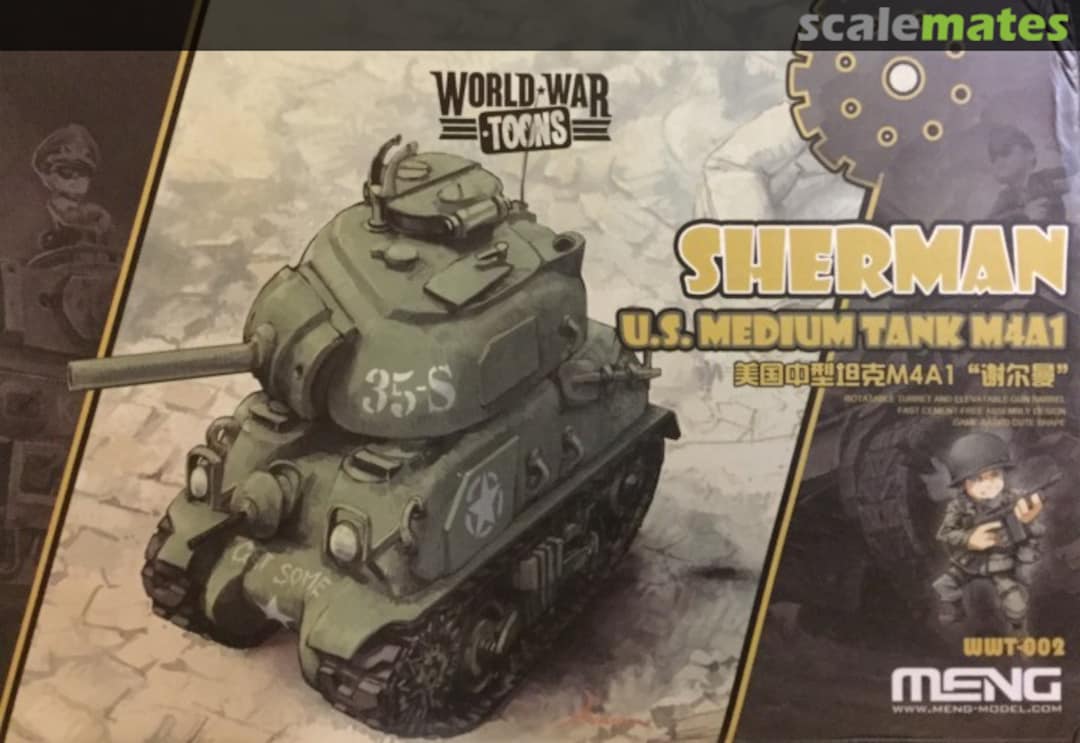 Boxart Sherman WWT-002 Meng Model