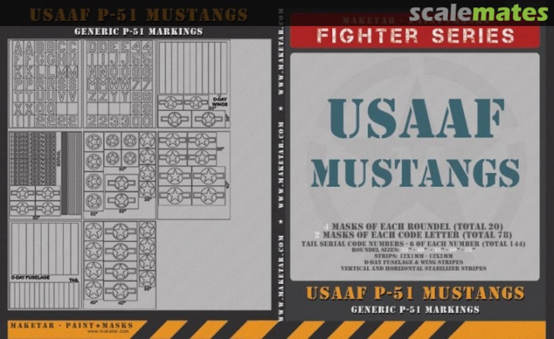 Boxart North American P-51 Mustangs MM32063 Maketar