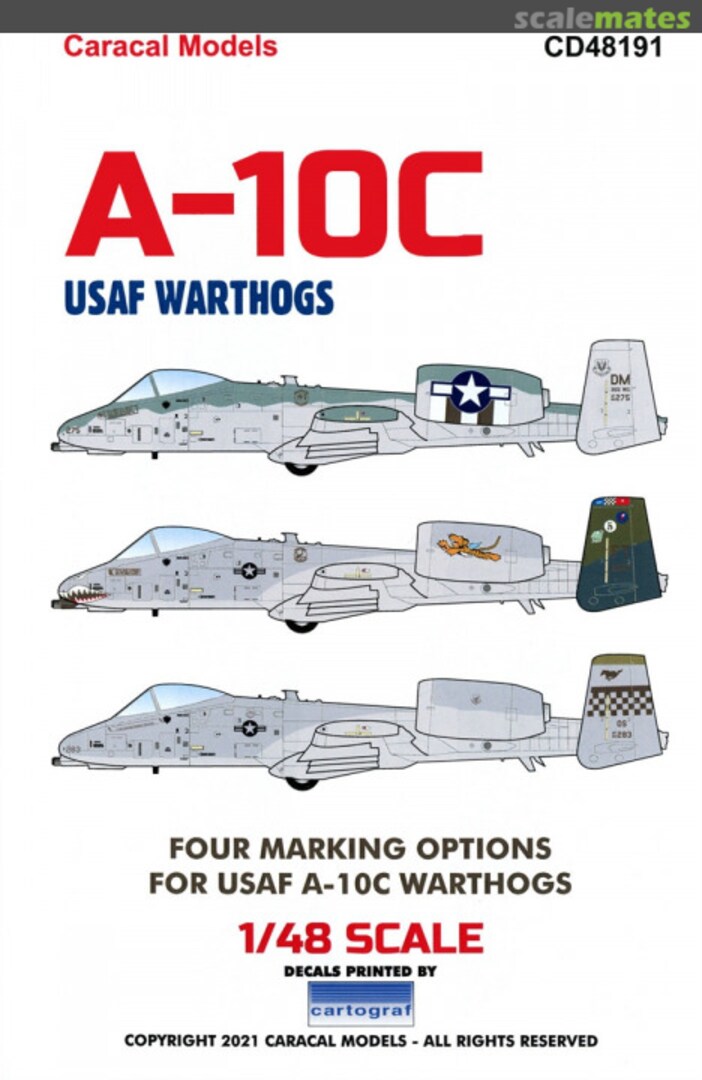 Boxart A-10C Warthog CD48191 Caracal Models