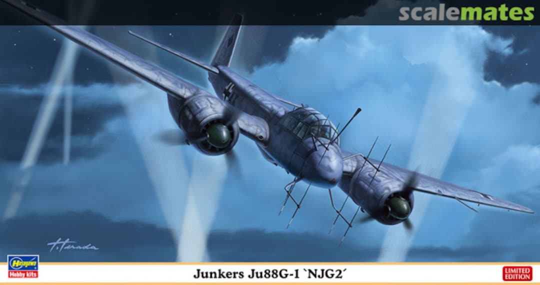 Boxart Junkers Ju88G-1 `NJG2´ 02358 Hasegawa