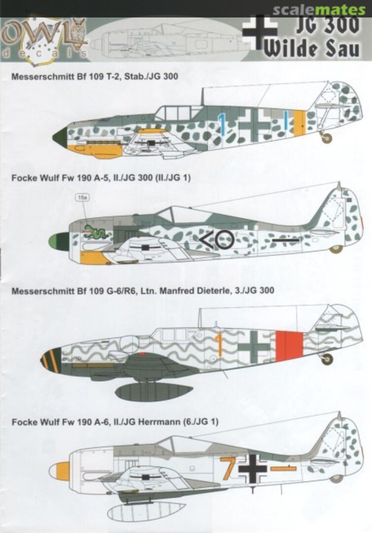 Boxart JG 300 Wilde Sau 72008 OWL