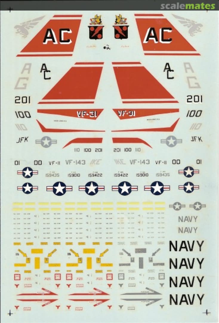 Boxart F-14A Tomcats 72-351 Microscale