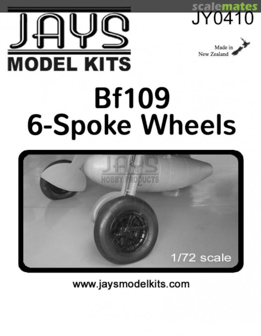 Boxart Bf 109 6-Spoke Wheels JY0410 JAYS Model Kits